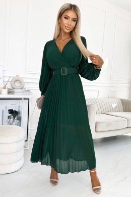 Sukienka Model 414-1 Klara Bottled Green - Numoco Hurtownia odzieży on-line, moda damska, bielizna i obuwie dla kobiet - Matterh Numoco