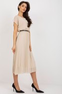 Sukienka Model DHJ-SK-8839-1.23X Beige - Italy Moda Italy Moda Sukienka Model DHJ-SK-8839-1.23X Beige - Italy Moda Italy Moda