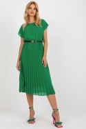 Sukienka Model DHJ-SK-8839-1.23X Dark Green - Italy Moda Italy Moda Sukienka Model DHJ-SK-8839-1.23X Dark Green - Italy Moda Italy Moda