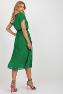 Sukienka Model DHJ-SK-8839-1.23X Dark Green - Italy Moda Italy Moda Sukienka Model DHJ-SK-8839-1.23X Dark Green - Italy Moda Italy Moda
