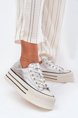 Trampki Model GOE RR2N4108 Silver - Step in style Step in style