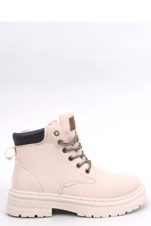 Traperki damskie timberki KELLERS BEIGE - Inello Inello Traperki damskie timberki KELLERS BEIGE - Inello Inello