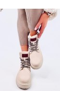 Traperki damskie timberki KELLERS BEIGE - Inello Inello Traperki damskie timberki KELLERS BEIGE - Inello Inello