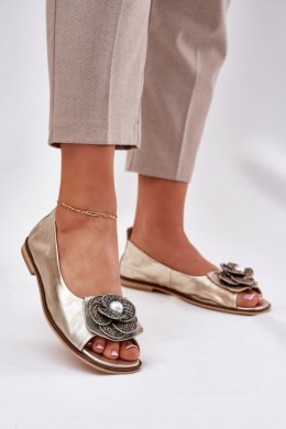 Baleriny Model Zazoo 1870 Gold - Step in style Step in style