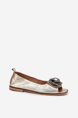 Baleriny Model Zazoo 1870 Gold - Step in style Step in style