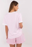 Bluzka Model MI-BZ-M6312-2.93 Fluo Pink - Italy Moda Italy Moda Bluzka Model MI-BZ-M6312-2.93 Fluo Pink - Italy Moda Italy Moda