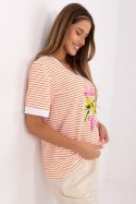 Bluzka Model MI-BZ-M6312-2.93 Orange - Italy Moda Italy Moda Bluzka Model MI-BZ-M6312-2.93 Orange - Italy Moda Italy Moda