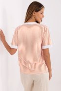 Bluzka Model MI-BZ-M6312-2.93 Orange - Italy Moda Italy Moda Bluzka Model MI-BZ-M6312-2.93 Orange - Italy Moda Italy Moda