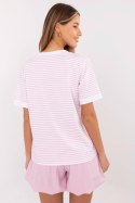 Bluzka Model MI-BZ-M6312-3.77 Fluo Pink - Italy Moda Italy Moda Bluzka Model MI-BZ-M6312-3.77 Fluo Pink - Italy Moda Italy Moda