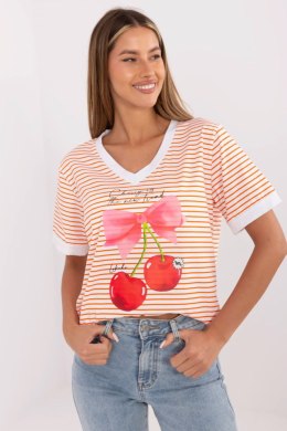 Bluzka Model MI-BZ-M6312-3.77 Orange - Italy Moda Italy Moda