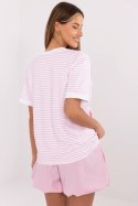 Bluzka Model MI-BZ-M6312-4.74 Fluo Pink - Italy Moda Italy Moda Bluzka Model MI-BZ-M6312-4.74 Fluo Pink - Italy Moda Italy Moda