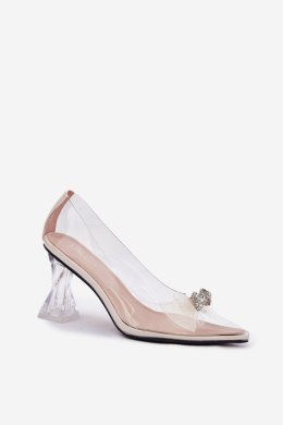 Czółenka Model Vinceza 62213 Beige - Step in style Step in style