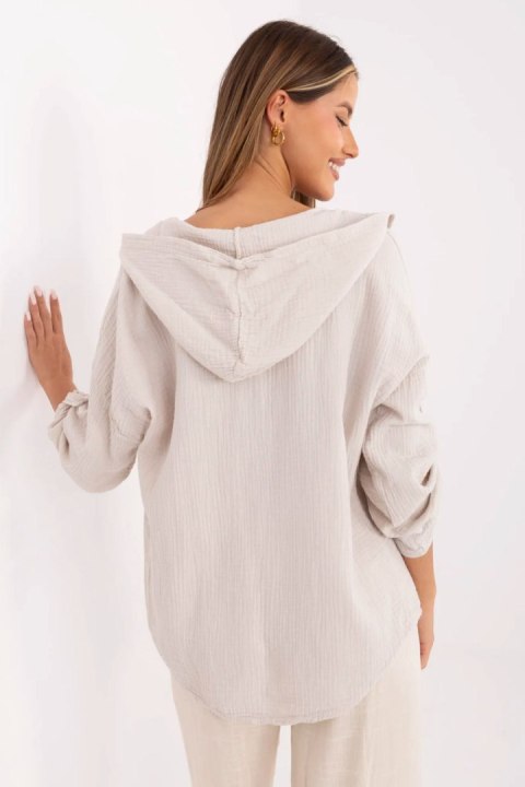 Koszula Damska Model DHJ-KS-25157.87 Beige - Italy Moda Italy Moda Koszula Damska Model DHJ-KS-25157.87 Beige - Italy Moda Italy Moda