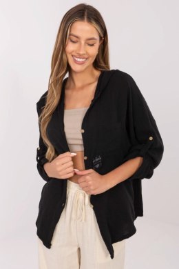 Koszula Damska Model DHJ-KS-25157.87 Black - Italy Moda Italy Moda