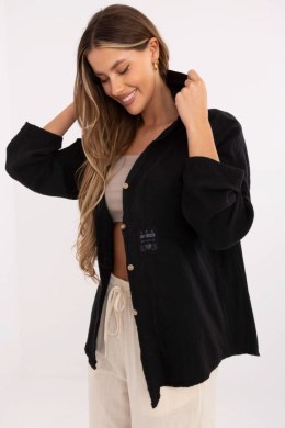 Koszula Damska Model DHJ-KS-25157.87 Black - Italy Moda Italy Moda