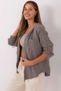 Koszula Damska Model DHJ-KS-25157.87 Dark Grey - Italy Moda Italy Moda Koszula Damska Model DHJ-KS-25157.87 Dark Grey - Italy Moda Italy Moda