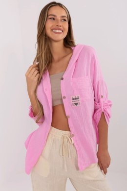 Koszula Damska Model DHJ-KS-25157.87 Pink - Italy Moda Italy Moda
