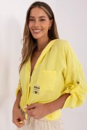 Koszula Damska Model DHJ-KS-25157.87 Yellow - Italy Moda Italy Moda Koszula Damska Model DHJ-KS-25157.87 Yellow - Italy Moda Italy Moda