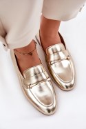 Mokasyny Model Maciejka K6809-25 Gold - Step in style Step in style Mokasyny Model Maciejka K6809-25 Gold - Step in style Step in style