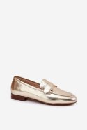 Mokasyny Model Maciejka K6809-25 Gold - Step in style Step in style Mokasyny Model Maciejka K6809-25 Gold - Step in style Step in style