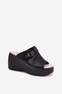 Sandał Klapki Model S.Barski LR51-542 Black - Step in style Step in style Sandał Klapki Model S.Barski LR51-542 Black - Step in style Step in style