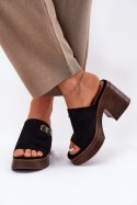 Sandał Klapki Model Vinceza 17400 Black - Step in style Step in style Sandał Klapki Model Vinceza 17400 Black - Step in style Step in style