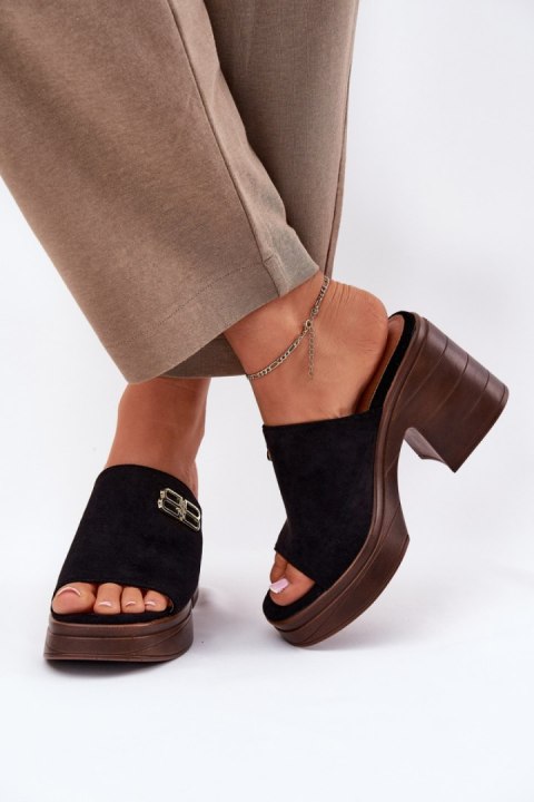 Sandał Klapki Model Vinceza 17400 Black - Step in style Step in style Sandał Klapki Model Vinceza 17400 Black - Step in style Step in style