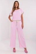 Spodnie Komplet Model DHJ-KMPL-9370.87 Light Pink - Italy Moda Italy Moda Spodnie Komplet Model DHJ-KMPL-9370.87 Light Pink - Italy Moda Italy Moda