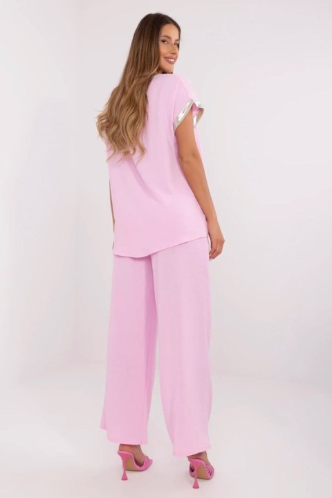 Spodnie Komplet Model DHJ-KMPL-9370.87 Light Pink - Italy Moda Italy Moda Spodnie Komplet Model DHJ-KMPL-9370.87 Light Pink - Italy Moda Italy Moda