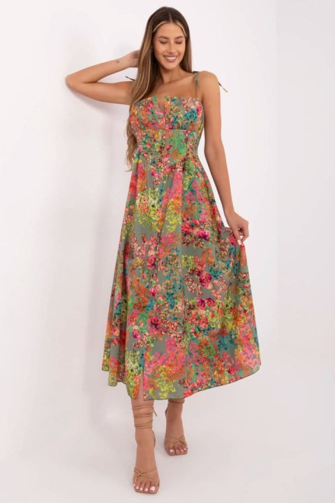 Sukienka Model MI-SK-23817-6.85 Khaki - Italy Moda Italy Moda Sukienka Model MI-SK-23817-6.85 Khaki - Italy Moda Italy Moda