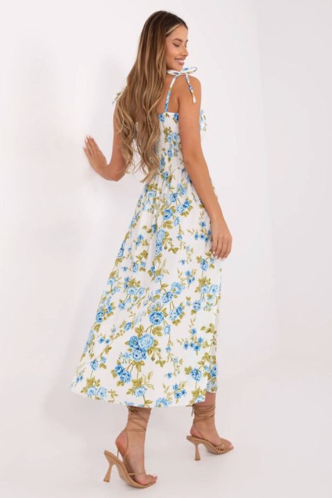 Sukienka Model MI-SK-23817-7.83 White/Blue - Italy Moda Italy Moda Sukienka Model MI-SK-23817-7.83 White/Blue - Italy Moda Italy Moda
