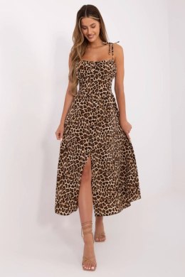Sukienka Model MI-SK-23817-8.80 Black/Beige - Italy Moda Italy Moda