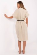 Sukienka Model MI-SK-A2494.99 Beige - Italy Moda Italy Moda Sukienka Model MI-SK-A2494.99 Beige - Italy Moda Italy Moda