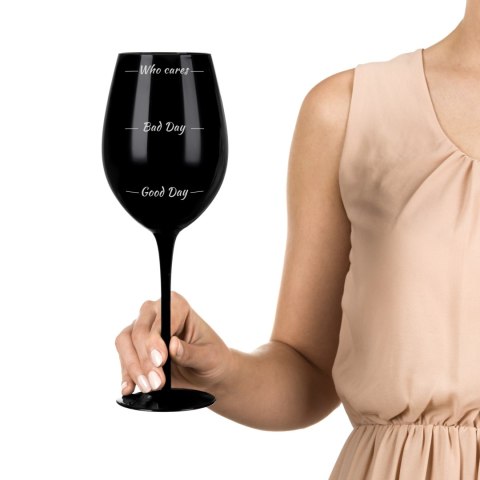 Etui na wino z 2 kieliszkami Who cares duże xxl Etui na wino z 2 kieliszkami Who cares duże xxl
