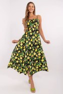 Sukienka Model MI-SK-23817.40 Black/Yellow - Italy Moda Italy Moda Sukienka Model MI-SK-23817.40 Black/Yellow - Italy Moda Italy Moda