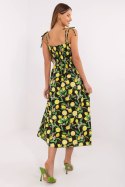 Sukienka Model MI-SK-23817.40 Black/Yellow - Italy Moda Italy Moda Sukienka Model MI-SK-23817.40 Black/Yellow - Italy Moda Italy Moda