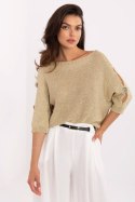 Sweter Damski Model MI-SW-1604.85 Yellow - Italy Moda Italy Moda Sweter Damski Model MI-SW-1604.85 Yellow - Italy Moda Italy Moda