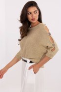 Sweter Damski Model MI-SW-1604.85 Yellow - Italy Moda Italy Moda Sweter Damski Model MI-SW-1604.85 Yellow - Italy Moda Italy Moda