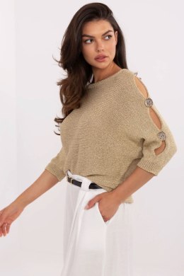 Sweter Damski Model MI-SW-1604.85 Yellow - Italy Moda Italy Moda