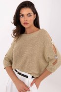 Sweter Damski Model MI-SW-1604.85 Yellow - Italy Moda Italy Moda Sweter Damski Model MI-SW-1604.85 Yellow - Italy Moda Italy Moda