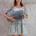 Bluzair SUPER MAMA - Bluza koc - Szary - prezent dla mamy - dzień matki