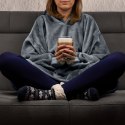 Bluzair SUPER MAMA - Bluza koc - Szary - prezent dla mamy - dzień matki