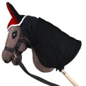 Derka dwustronna i nauszniki Skippi dla Hobby Horse - czerwona i czarna Derka dwustronna i nauszniki Skippi dla Hobby Horse - czerwona i czarna