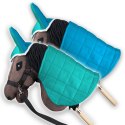 Derka dwustronna i nauszniki Skippi dla Hobby Horse - mięta i niebieski Derka dwustronna i nauszniki Skippi dla Hobby Horse - mięta i niebieski