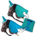 Derka dwustronna i nauszniki Skippi dla Hobby Horse - mięta i niebieski Derka dwustronna i nauszniki Skippi dla Hobby Horse - mięta i niebieski
