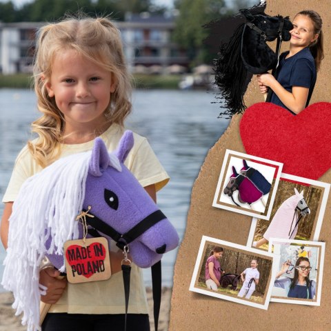 Hobby Horse Skippi A5 - lekki koń na kiju - lawendowy liliowy fioletowy Hobby Horse Skippi A5 - lekki koń na kiju - lawendowy liliowy fioletowy
