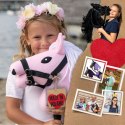 Hobby Horse Skippi - koń na kiju - różowy A5 - lekki i poręczny