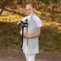 Peleryna Skippi dla Hobby Horse - szara - uniwersalny rozmiar A3 A4 Peleryna Skippi dla Hobby Horse - szara - uniwersalny rozmiar A3 A4