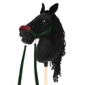 Skippi Kantar dla Hobby Horse - wodze, 2 wymienne futerka - ciemny zielony Skippi Kantar dla Hobby Horse - wodze, 2 wymienne futerka - ciemny zielony