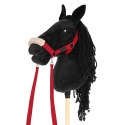 Skippi Kantar dla Hobby Horse - wodze, 2 wymienne futerka - czerwony Skippi Kantar dla Hobby Horse - wodze, 2 wymienne futerka - czerwony